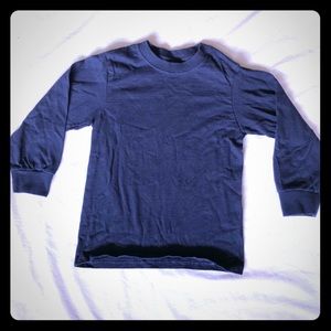 Boys navy blue long sleeve
